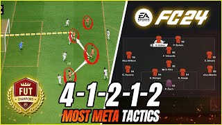 Best Post Patch 41212 Custom tactics in Elite Division and Fut Champs FC 24 Ultimate Team fc24 [upl. by Odelle]