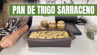 🍞 Como hacer pan de trigo sarraceno en casa sin gluten rico y fácil [upl. by Oal]