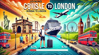 My Journey to Join a Cruise Ship quotFirst Flight from Mumbai to London 🛳️ ✈️ [upl. by Loraine66]