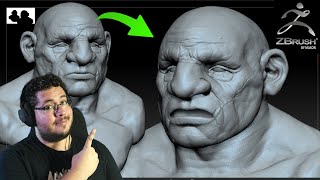 ZBrush Tutorial  How to Open Character Mouth [upl. by Eugeniusz]