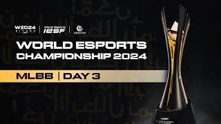 MLBB  MALAYSIA vs INDONESIA  PLAYOFF  IESF WORLD ESPORTS CHAMPIONSHIP 2024  DAY 3 [upl. by Trebuh]