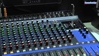 Yamaha MG Series Mixer Overview  Sweetwater at Winter NAMM 2014 [upl. by Namwob]