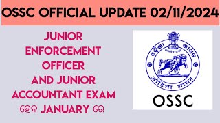 ossc new update junior enforcement officer exam  January ossc [upl. by Whiney]