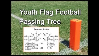 Youth Flag Football Passing Tree [upl. by Lonyer931]