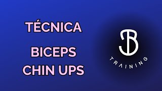 BICEPS CHIN UPS  Técnica correcta [upl. by Kerek]