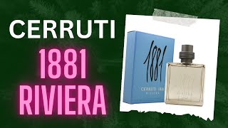 Cerruti 1881 Riviera fragrance review [upl. by Atoked]