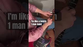 Injured wrist  GampL Nighthawk in Dropped D  gandlguitars dropdtuning guitartapping [upl. by Judd501]