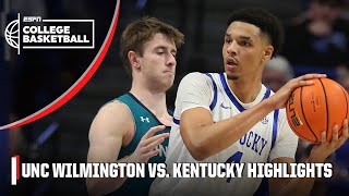 UNC Wilmington Seahawks vs Kentucky Wildcats  Full Game Highlights [upl. by Byrdie]