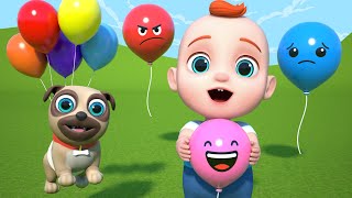 Jugando y Aprendiendo con Globos  Bebé Leo Canciones Infantiles [upl. by Cicely391]