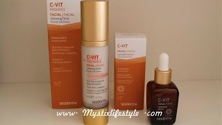 REVIEW CVIT SESDERMA  liposomal serum y fluido luminoso Facial Glowing fluid [upl. by Gokey]