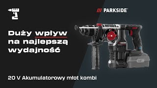 Mocna akumulatorowa młotowiertarka 20 V z serii PARKSIDE PERFORMANCE [upl. by Mcafee326]