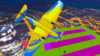 6 Player RPGS VS Airplanes  GTA V Online Funny Moments  JeromeACE [upl. by Mingche]