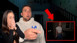 REACTING to OUR SCARIEST GHOST HUNTING EVIDENCE [upl. by Muraida]