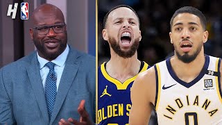 Inside the NBA reacts to Warriors vs Pacers Highlights [upl. by Ocir]