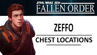 Star Wars Jedi Fallen Order  Zeffo Chest Locations [upl. by Lebasiram]