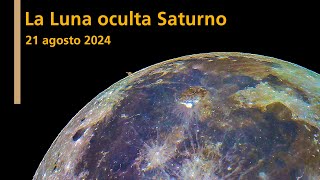 Ocultación Saturno por la Luna 2024 [upl. by Zorah]