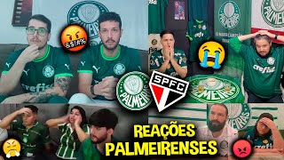 REAÇÕES dos PALMEIRENSES FURIOSOS com a ELIMINAÇÃO  PALMEIRAS 1X2 SÃO PAULO REACT COPA BR 2023 [upl. by Leimad603]