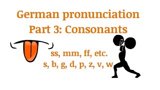 German pronunciation PART 3 Consonants [upl. by Julienne]