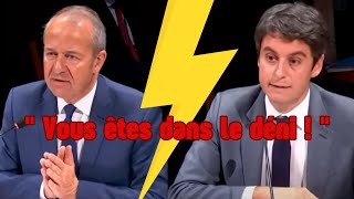 Gabriel ATTAL se fait ÉTRILLER par le Rapporteur général du budget au Sénat quotça part en sucette quot [upl. by Tarazi]