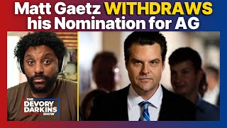 BREAKING Matt Gaetz Withdraws Nomination for Trumps Attorney General [upl. by Jyoti]