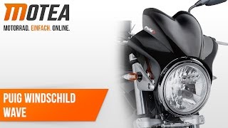 Anbauanleitung für Puig Motorrad Windschild Wave [upl. by Carlee951]