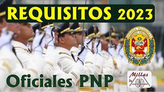 👮‍♂️ REQUISITOS PNP 2023 Admisión EO [upl. by Everick259]