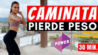 Caminata en casa quema grasa🔥POWER WALK para bajar de peso💪 Cardio sin saltos 30 min [upl. by Nivat]