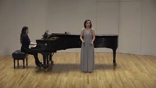 Botschaft Johannes Brahms sung by mezzosoprano Jamie Feder [upl. by Lorilee]