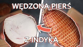 Domowa wędlina Z INDYKA czyli prosty przepis na WĘDZONĄ PIERŚ z indyka [upl. by Baum]