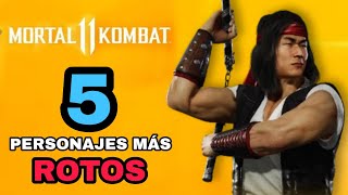 LOS 5 MEJORES PERSONAJES DE MORTAL KOMBAT 11 [upl. by Aihc495]