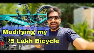 Finally MODIFYING my ₹5 LAKH Emotorad Bicycle [upl. by Gwenette]