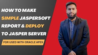 How to Make Simple Jaspersoft Report amp Deploy to Jasper Server  oracleapex jaspersoft [upl. by Yromem]