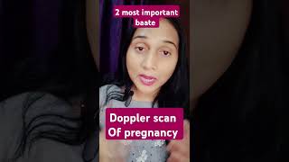 Doppler scan Of pregnancy pregnancy ultrasound pregnant dopplerscan yt shorts [upl. by Pacian]