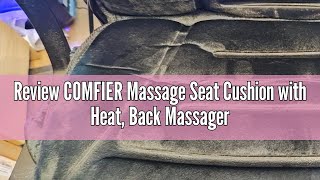 Review COMFIER Massage Seat Cushion with Heat Back Massager with 10 Vibration Motors Seat Warmer f [upl. by Nolyag]