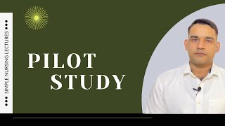 Pilot study in research simple and quickest explanation [upl. by Camala67]