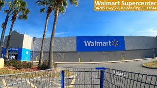 Shopping at Walmart Supercenter in Haines City Florida  Store 725 [upl. by Avlis]