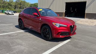 2022 Alfa Romeo Stelvio Vero Beach Melbourne Ft Pierce Port St Lucie Palm Bay HU1100 [upl. by Eyahs]