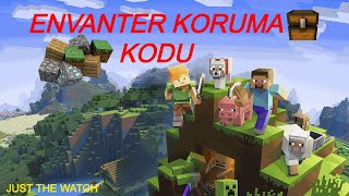 MİNECRAFT ENVANTER KORUMA KODU [upl. by Schott]