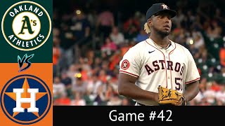 Astros VS Athletics Condensed Game 51424 [upl. by Leroi154]