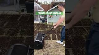 A game changing tool after seeding your lawn for success  compost spreader [upl. by Roderic]