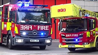 MOBILISE MOBILISE Paddington Pump Ladder amp Turntable Ladder turnout  London Fire Brigade [upl. by Leidgam973]