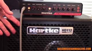 Bass Musician Magazine Reviews  Hartke TX300 Bass Amplifier [upl. by Ewald708]