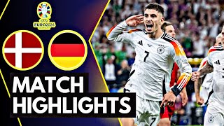 Highlights Germany VS Denmark In Euro 2024 [upl. by Monsour791]