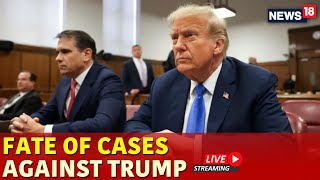 Trump Latest News  US Judge Delays Deadlines In Trump’s 2020 Election Subversion Case Live  N18G [upl. by Ecnatsnoc]