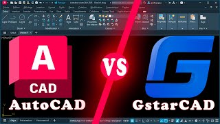 Tutoriel Complet GstarCAD Vs AutocCAD [upl. by Cruce985]