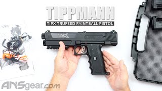 Tippmann TiPX TruFeed Paintball Pistol  Review [upl. by Bodi]