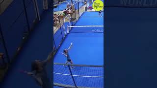 Beginners having a padel rally [upl. by Wiseman]