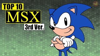 Top 10 MSX2 Games 1988  2001 ᴴᴰ [upl. by Sitarski]