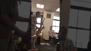 Bb Blues Art Baden solo on a jam at Manhattan School of Music [upl. by Meridel628]