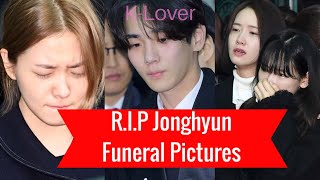 Jonghyuns Funeral Pictures Yeri Taeyeon Seohyun Mino Key and more were Sobbing [upl. by Server]